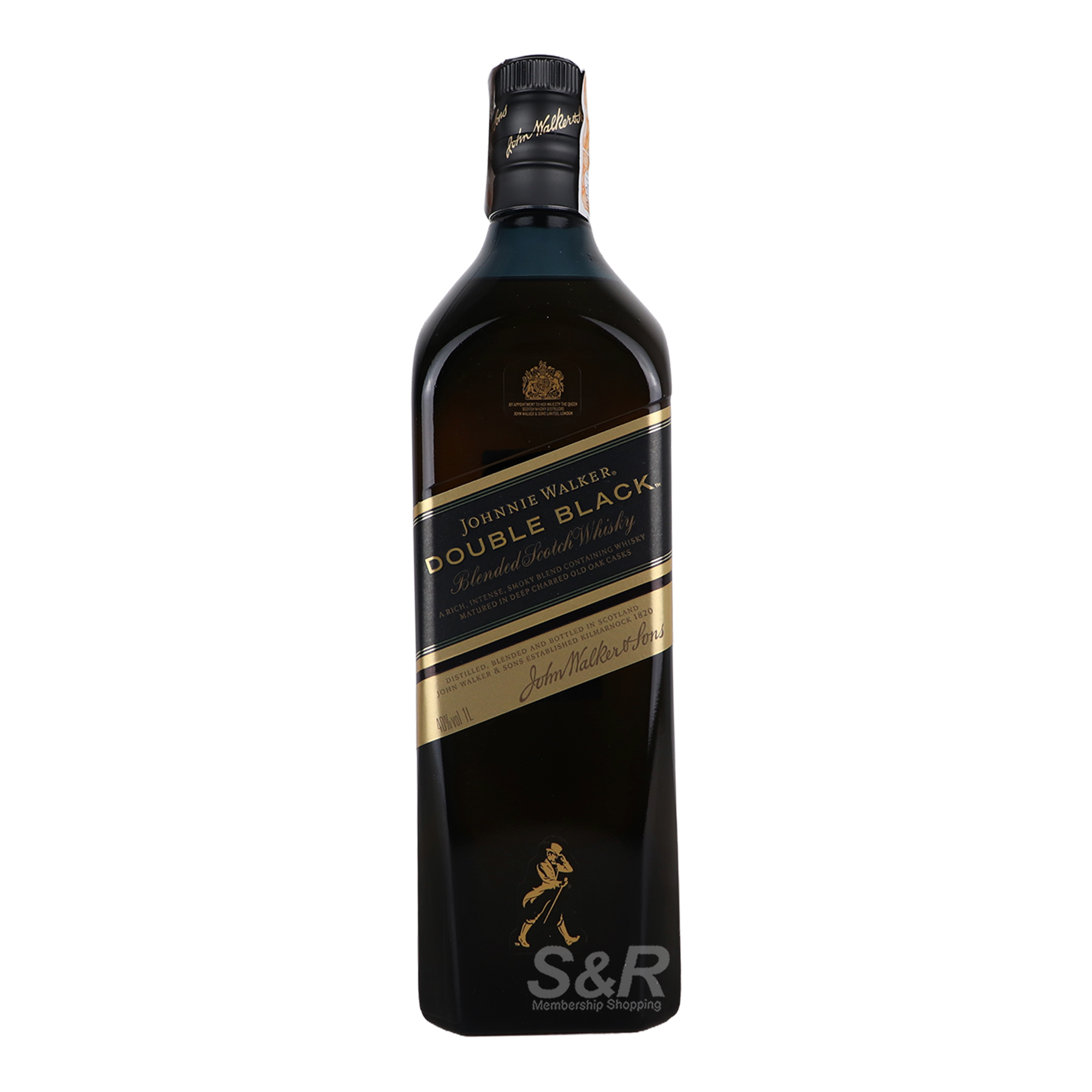 Johnnie Walker Double Black Blended Scotch 1L